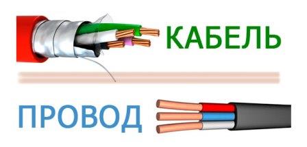 Что выбрать: кабель или провод для электропроводки?