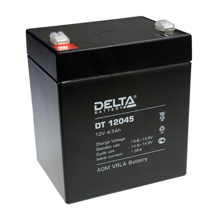 Аккумуляторная батарея Delta DT 12045 (12V / 4,5Ah)